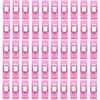 50 PCS Clear Sewing Craft Quilt Binding Plastic Clips Clamps Pack HOT