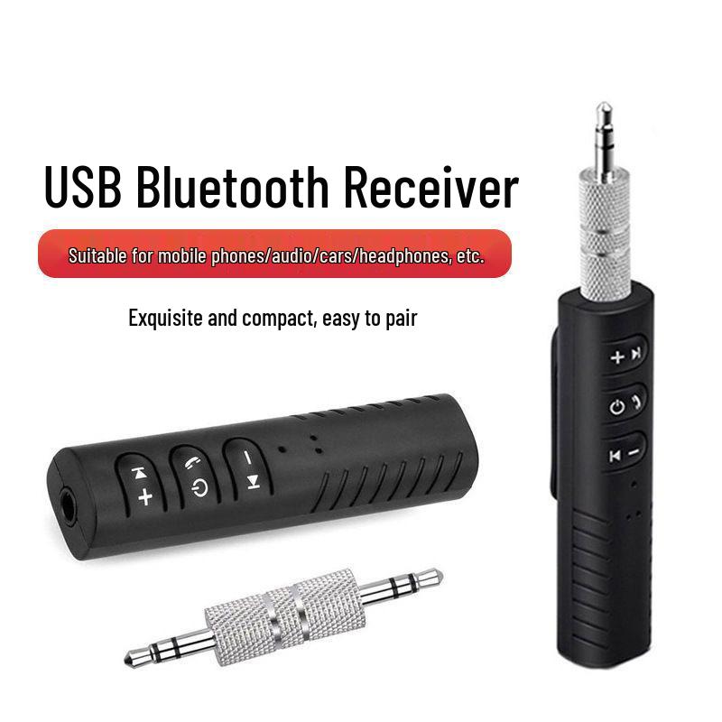 Bluetooth Car Handsfree Audio Receiver 3.5mm Adapter 450