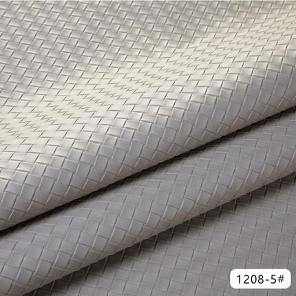 100x137cm Woven Pattern Synthetic Leather Fabric Soft PU Leather Sewing Diy Sofa Background Car Interior Upholstery Home Decor