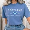 Scotland Shirt, Scottish Flag Comfort Colors T-shirt, Unisex