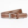 Design Unique Original Pu Leather Belt With Rivet Detailing For Womens Outfits Casual