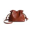 Large Capacity Fashionable PU Women's Shoulder Bag  Solid Color Simple Advanced Crossbody Bag