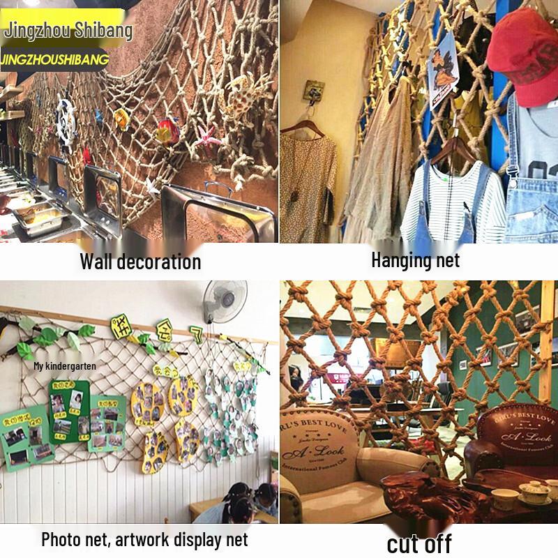 Hemp Rope Decorative Safety Net
