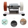 Electric Benchtop Grinder with Dual Grinding Wheels, Adjustable Variable Speed 3000-6000 RPM Compact Table Grinding Tool