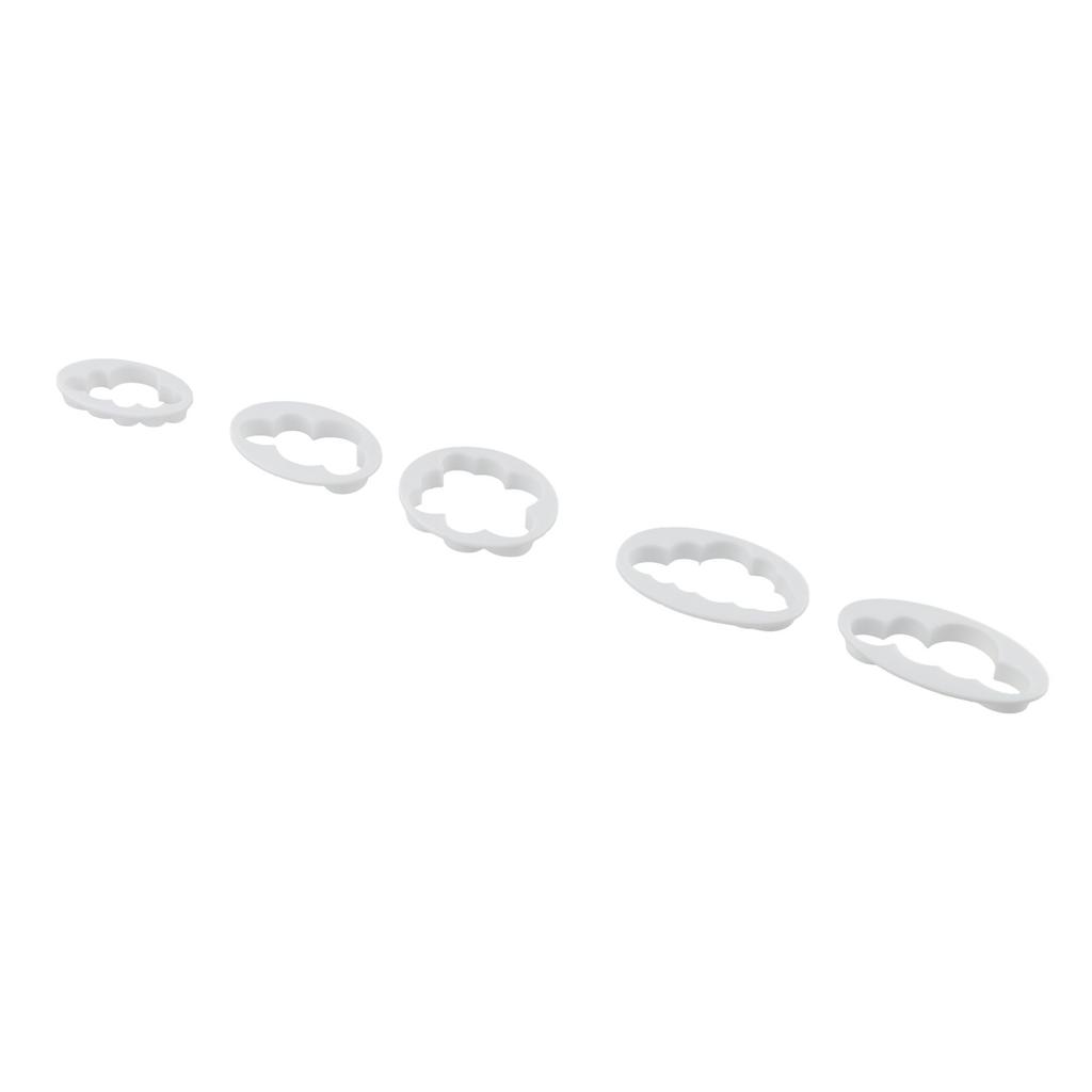 5X Cloud Shape Cookie Cutter Made 3D Printed Fondant ,for Cake Decorating Tools