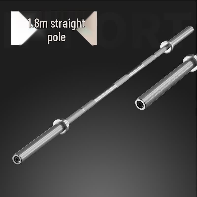 Straight Electroplated Olympic Barbell Bar