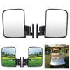 2pcs Club Cart Mirrors Door Side Rear View Exterior Vehicle Modification Accessory for Most ATV