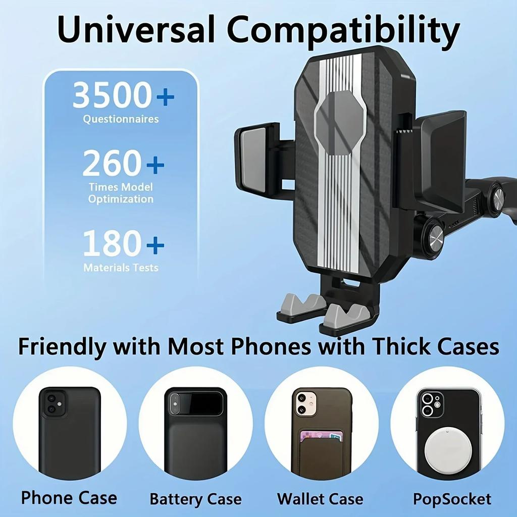 360 Rotate Car Phone Holder Moblie Windshield Mount Stand For IPhone Samsung Xiaomi Hand Free Driving Car Phone Holder