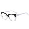 Classic Square Anti Blue Light Glasses Reading Books Glasses Splicing Presbyopia Prescription Glasses Computer Eyeglasses