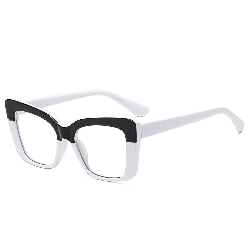 Classic Square Anti Blue Light Glasses Reading Books Glasses Splicing Presbyopia Prescription Glasses Computer Eyeglasses
