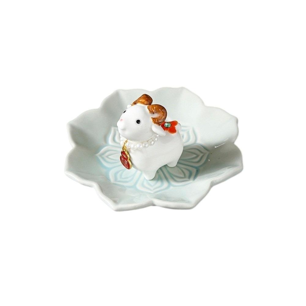 Home Decor Sheep Rabbit Incense Burner Chinese New Year Aromatherapy Incense Holder  Bedroom