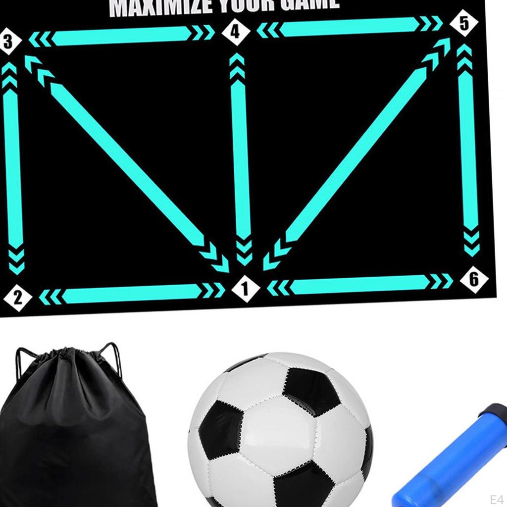 Fußball Schritt Ausbildung Matte Dribble Stille Sport Hilfs Requisiten Rutschfeste