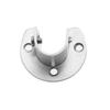 Edelstahl Kleiderschrank Halter U-förmiger Flanschhalter Schrankstange Sockel Halterung 19/22/25/32mm Heimwerker Montagebeschlag