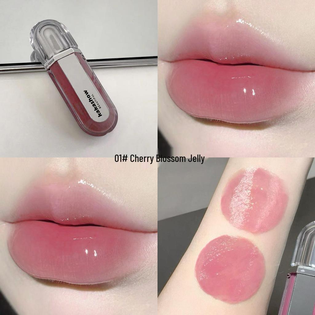 Kakashow Feuchtigkeitsspendender Lipgloss: Spiegelglanz, Feuchtigkeitsspendender Aufpolsterungs-Effekt für einen Natürlichen Look, Perfekt für Herbst/Winter.