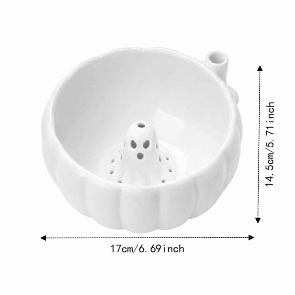 Large Capacity Halloween Pumpkin Berry Swirl Bowl 3D Printed Fruit Cleaning Bowl  Home Kitchen