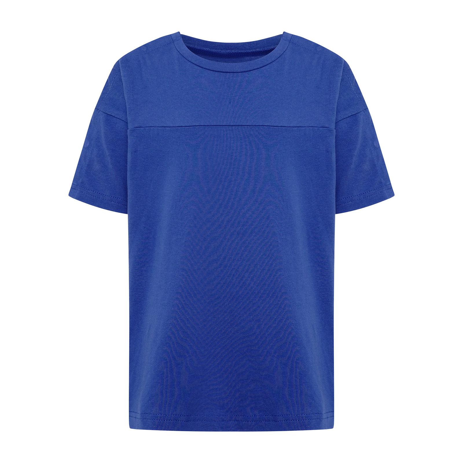 

Unisex Kids Special Needs Adaptive Clothing Fracture Postoperative Tear Away Press Buttons Top Round Neck Short Sleeve T-Shirt 7-8 Years синій