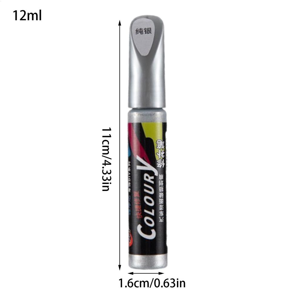 Auto Paint Repair Pen 12ml Quick Dry Color Fix Detailing Supplies Instant Fix Car Paint Scratch Repair Pen For Automotive