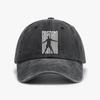 Football Cristiano Ronaldo Baseball Cap Washed Vintage Style CR7 Print Adjustable Hats Funny Casual Sunshade Hat