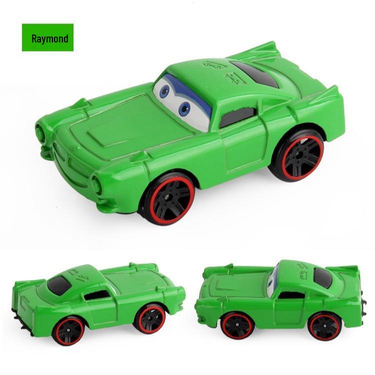 Cars 3 Lightning McQueen & Storm Alloy Toy Set - Black, Mater Edition, Kids' Gift