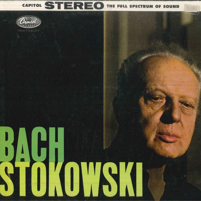 

LP Record LEOPOLD STOKOWSKI Bach Stokowski SP8489 CAPITOL 1959 Canada Classical Used