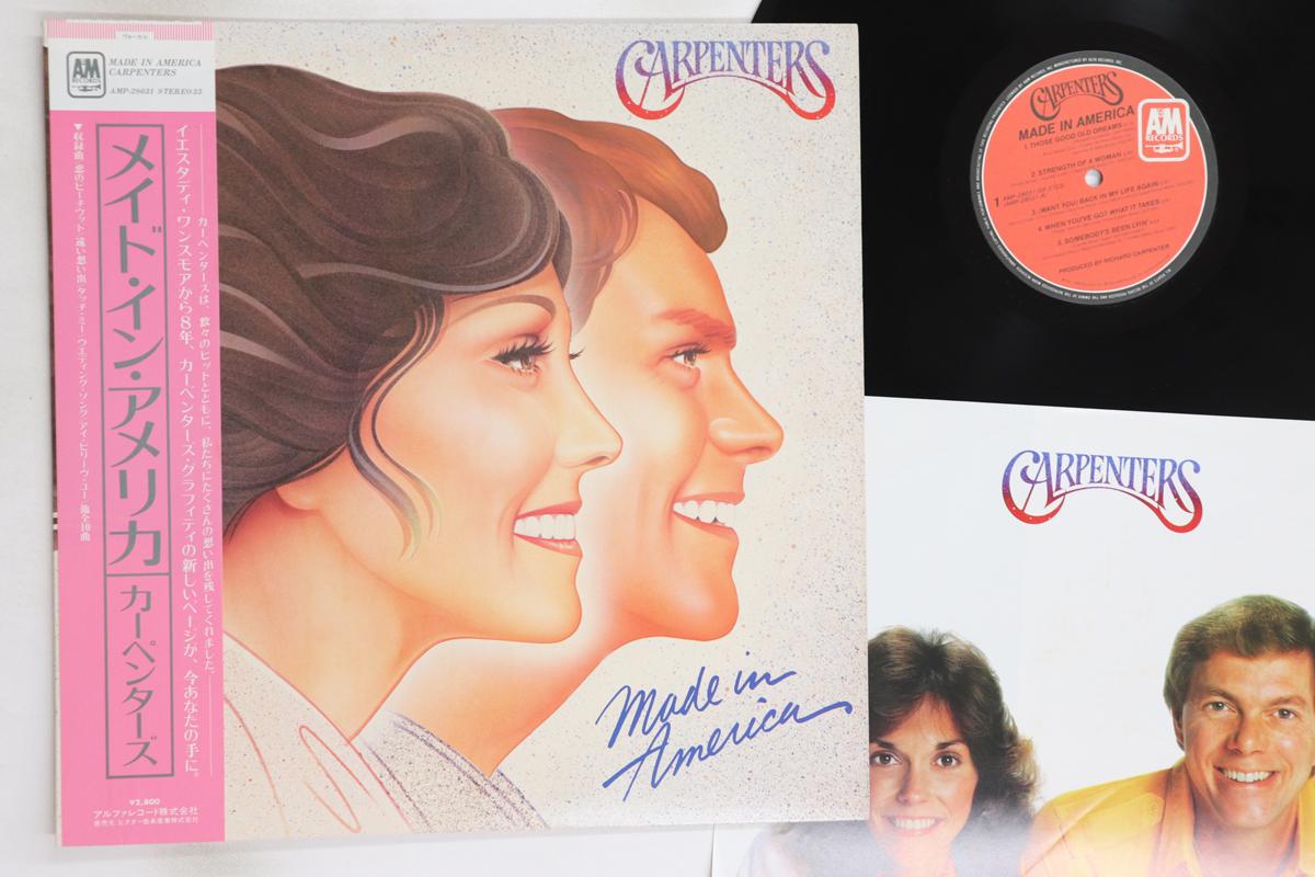 

LP Record CARPENTERS - Made In America AMP28031 A&M 1981 Japan Obi Pop Used