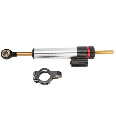 Motorcycle Steering Damper Adjustable 6061 Aluminum Alloy Universal Steering Stabilizer for Motorbike Over 600cc