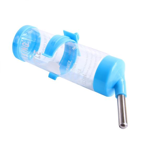 Sticlă de apă pentru hamster de 125/500 ml cu cântar Fântână de băut rezistentă la scurgeri Dozator suspendat Hrănitor automat