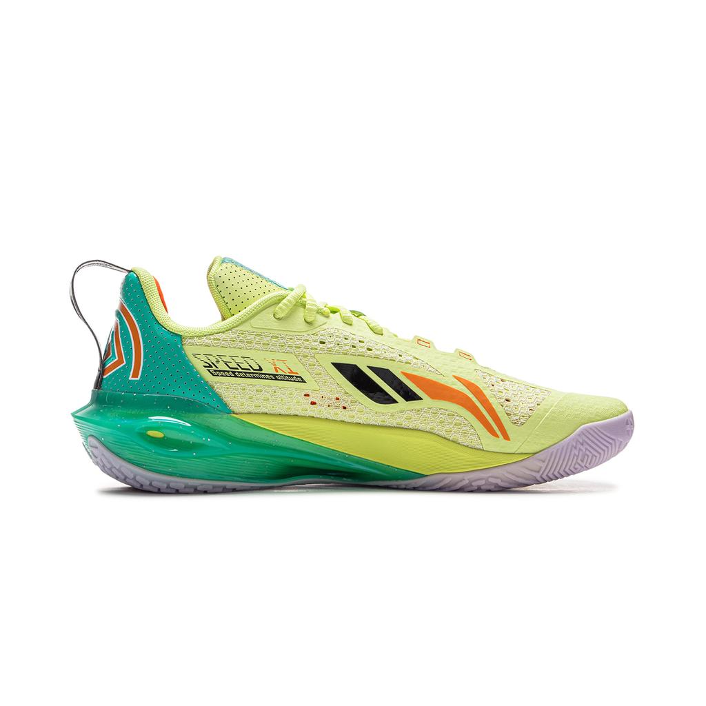 Li Ning Speed 11 Cushioning Slip Resistant Abrasion Resistant Breathable Rebound Anti Twist Grip Low Top ABAV031-2