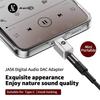 JCALLY JA56 ALC5686 Type-c to 3.5mm HiFi Audio Adaptar DAC Phone Adaptar For iPhone 15 Android 384kHz/32bit Mini Decoding Amp