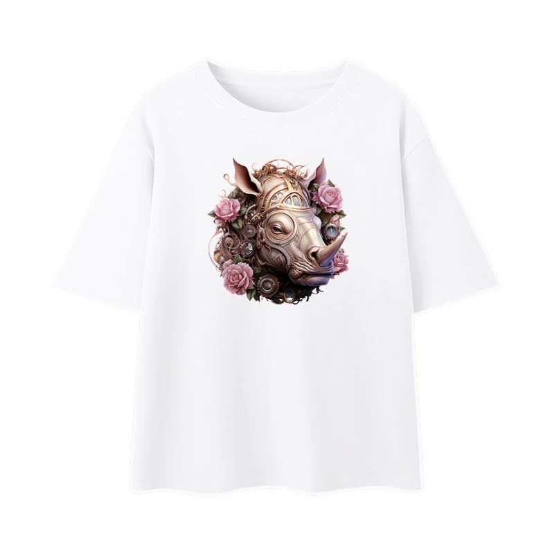 Heat-Adhesive Clothing Parches Decals Diy Hoodies Clothes Stickers Heat Transfer Parches Ropa Patch Iron Animals Flowers