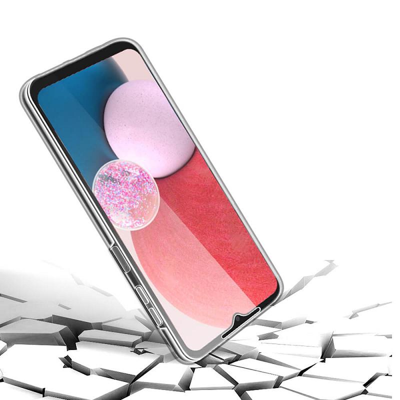360 Full Body Protection Čiré pouzdro pro Samsung Galaxy A53 A33 A73 A22 A13 A32 A52 A12 A51 S21 Plus S22 Ultra průhledný silikonový oboustranný kryt