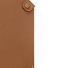 Hermes Tarmac Palladium Plated Snap Leather Passport Holder Card Case Women Card Holder Gold Brown H057946CK37