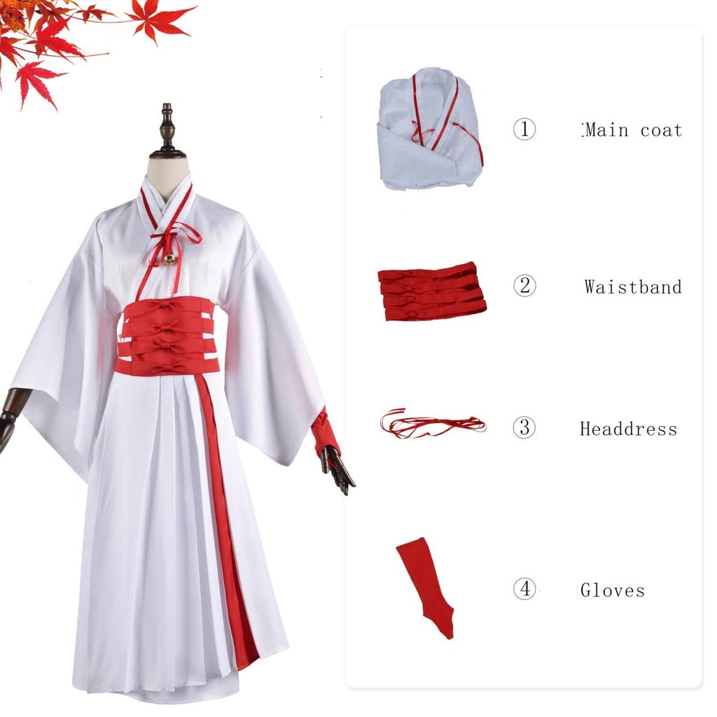 Gabimaru Sagiri Cosplay Costume for Jigokuraku Yamada Asaemon Sagiri Uniform with Waist Hair and Sleeve and Leg Perfect for Stage Cultural and School