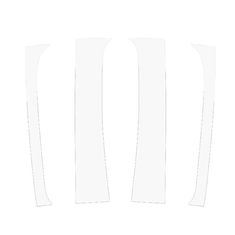 Silvery Car Door Pillar Posts For Dodge Ram Dodge Ram 1500 2-Door Club Cab 1995-2002 Window Trim Cover BC Column Sticker