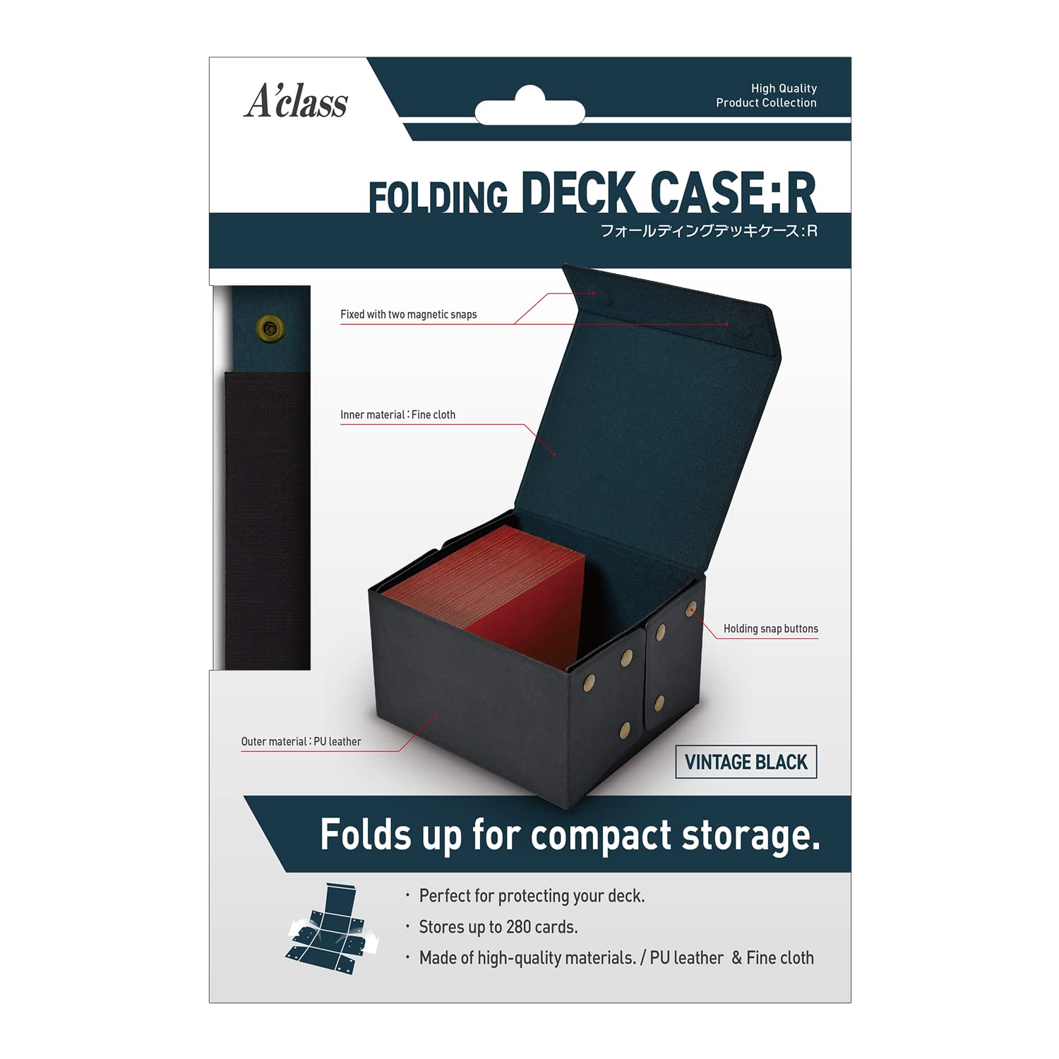 

Acrus Folding Deck R Vintage Black Case