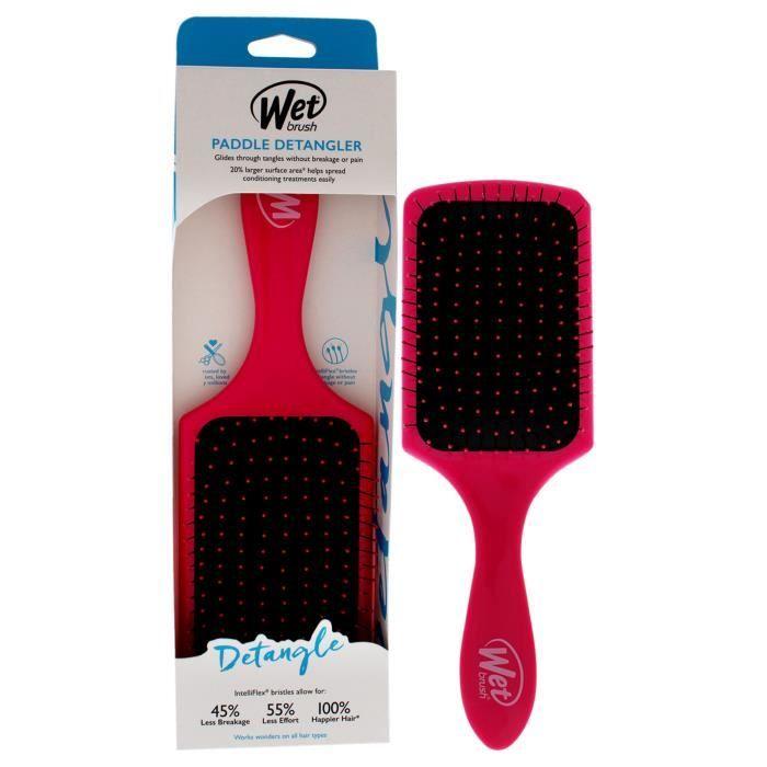 Pinceau démêlant à pagaie - Rose par Wet Brush pour unisexe - 1 brosse à cheveux