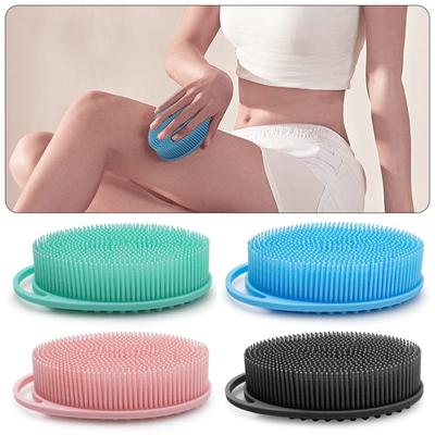 Silicone Bath Brushes Skin Remover Tool Home Body Scrubber Set Shower Brush Bath Sponge Scrubber