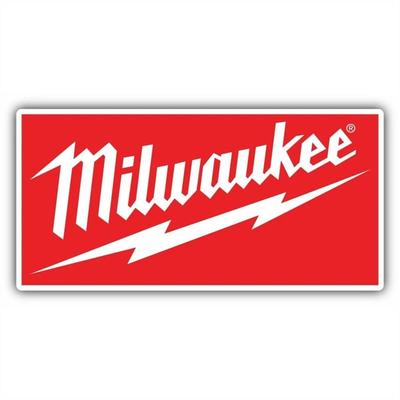 AeRko Creative Milwaukee Tool Red Car Sticker Decorative Vinyl Decal Car Styling Decal Bumper Window (Size: 17CM)