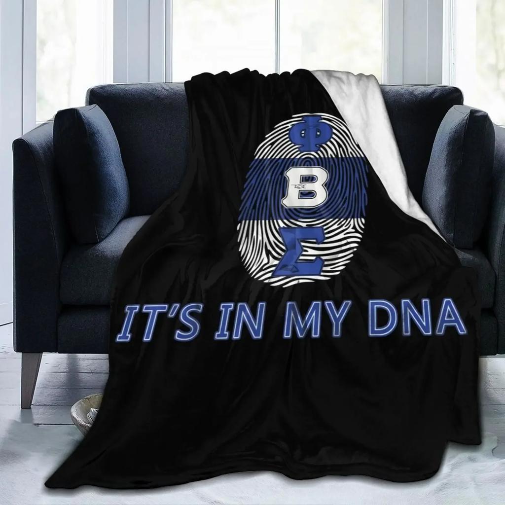 3D Print Phi Beta Sigma Fraternity PBS Blanket Soft Sofa Cover Throw Blanket Fleece Tapestry Warm Bed Blankets for Bedroom Couch