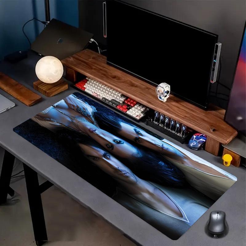The Vampire Diaries Print Mouse Pad, Anti‑Slip Desktop keyboard Mat, for PC Laptop Gaming Working Daily Use, Cool Festival Surprise Gift