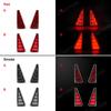 LED Rear Bumper Reflector Lights For Toyota RAV4 2013 2014 2015 Running Brake Lamp Dynamic Flowing Turn Signal Car Accessories