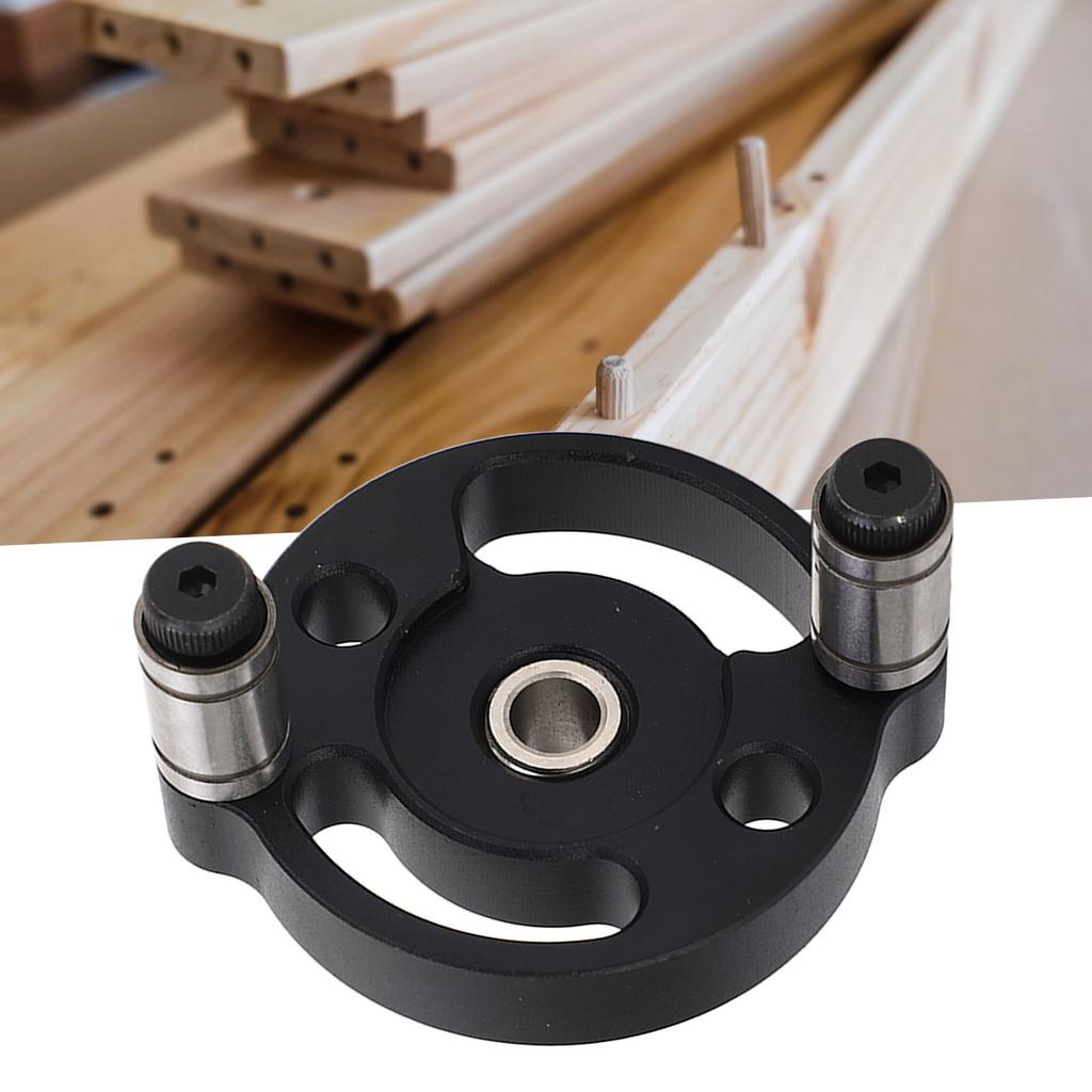 Round Hole Punch Locator Set Self Adaptive Centering Woodworking   Puncher with Drill Bushings