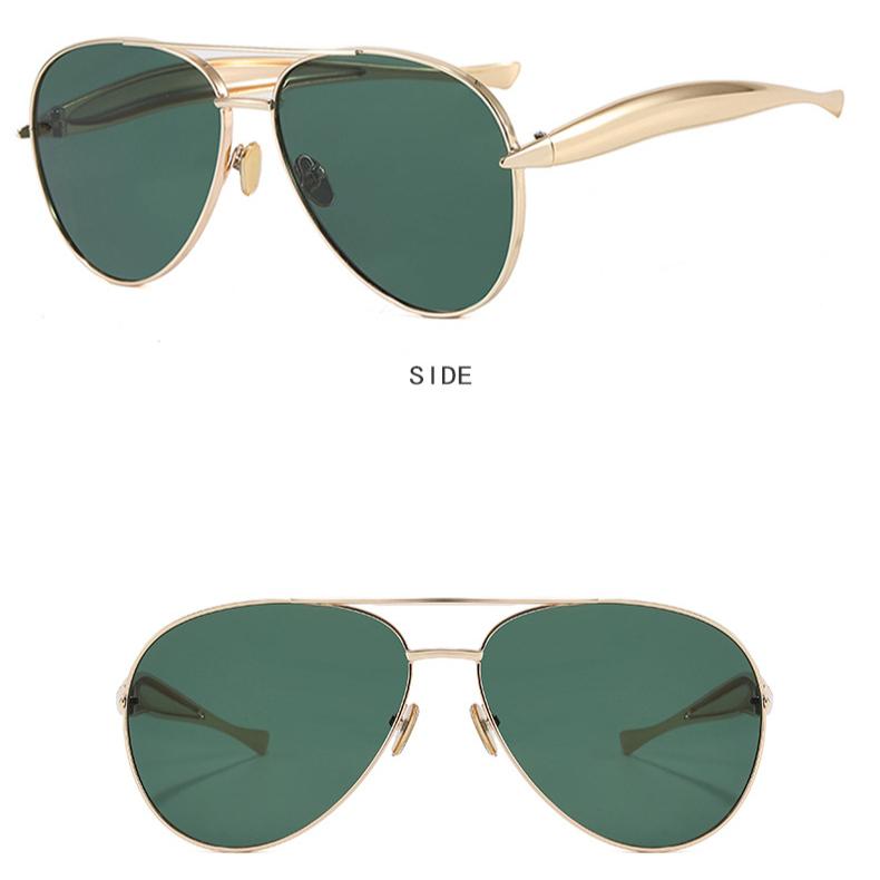 Lunettes de soleil pour femmes, lunettes de soleil rétro en métal pour hommes.