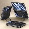 Für Xiaomi Mi 18 Fold Hülle Luxus PU-Leder Ringständer Magnetisches Kabelloses Laden Schutzhülle Rückseite für Xiaomi 18Fold Hülle
