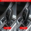 FÜR BMW Für 5er Serie/X3/X4/6er Serie GT/7er Serie 2018- Schalthebelabdeckung ABS Karbonfaser-Textur 11x5cm Perfekte Passform