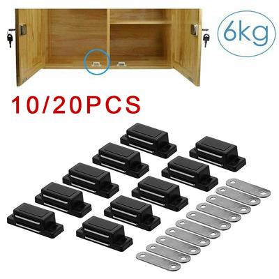 46x15x14mm Magnetic Catches Door Catches Plastic+metal Kit Cupboard Wardrobe