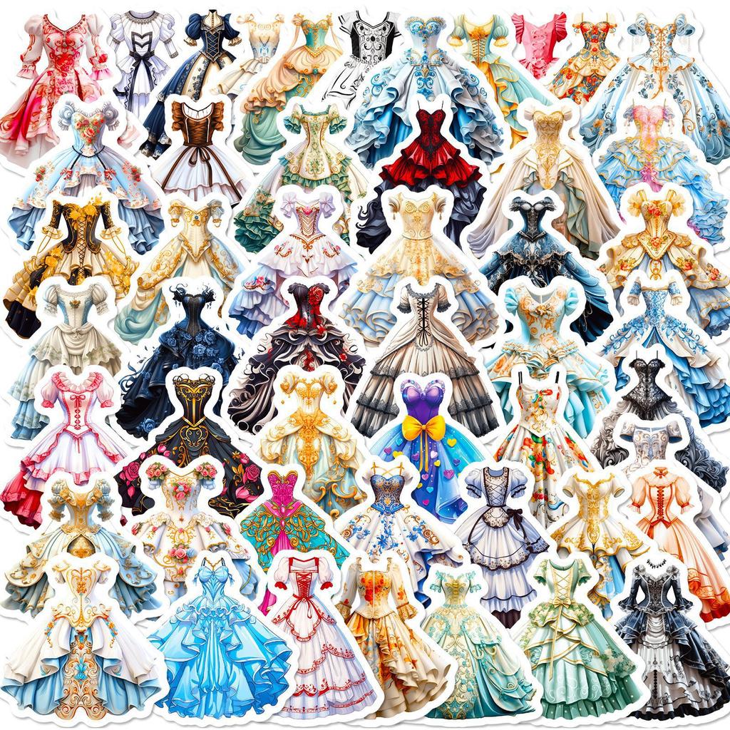 50 Cartoon Lolita Ins Stickers Personalized Mix And Match Creative Diy Waterproof Stickers