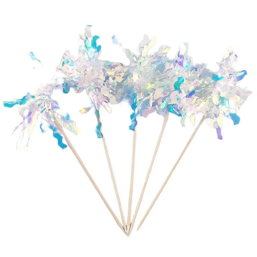 

5 шт. С Днем Рождения украшения для торта блестящие украшения для торта красочные украшения для выпечки кексов своими руками для свадьбы дня рождения вечеринки серебряный