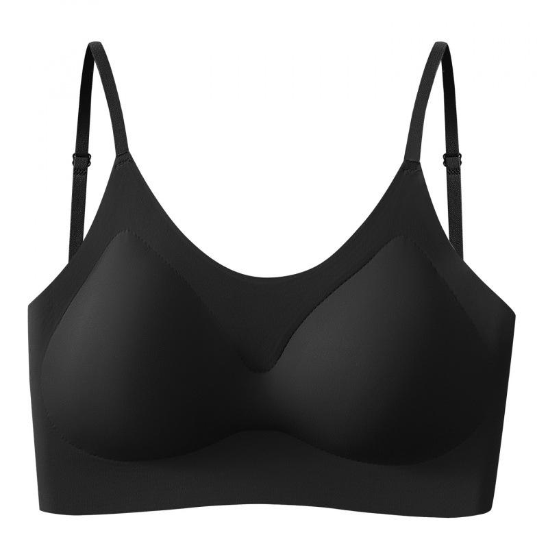 Liquid Foundation Invisible Underwear Women Pull Small Breasts Gather Thin Shoulder Straps Fashionable Women Chest Wrapping Women Seamless Back Bra