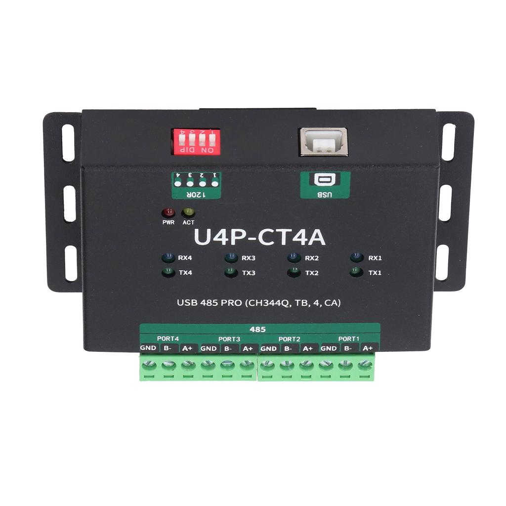USB auf 4-fach für RS485 Konverter-Adapter Industriequalität Isoliertes USB Serielles Port-Modul für CH344Q Chipsatz